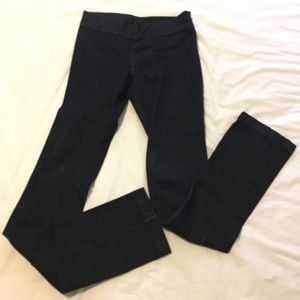 The row denim flare leggings